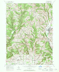 Benton 1953 topographic map thumbnail