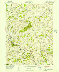 Bernville 1955 topographic map thumbnail