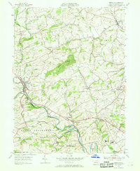 Bernville 1955 topographic map thumbnail