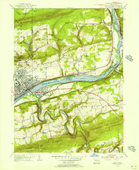 Berwick 1955 topographic map thumbnail