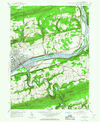 Berwick 1955 topographic map preview