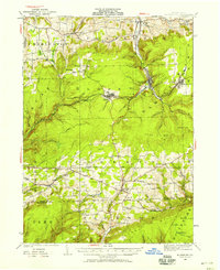 Blossburg 1925 topographic map thumbnail