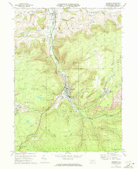 Blossburg 1970 topographic map thumbnail