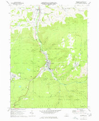 Blossburg 1970 topographic map thumbnail