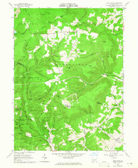 Blue Knob 1963 topographic map thumbnail