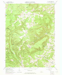 Blue Knob 1963 topographic map thumbnail