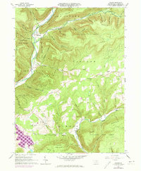 Bodines 1965 topographic map thumbnail