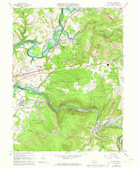 Bolivar 1964 topographic map thumbnail