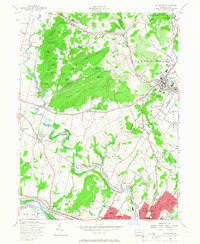 Boyertown 1957 topographic map thumbnail