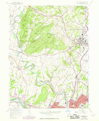 Boyertown 1957 topographic map thumbnail