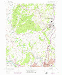 Boyertown 1957 topographic map thumbnail