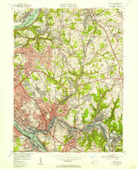 Braddock 1953 topographic map thumbnail