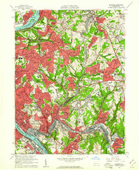 Braddock 1960 topographic map thumbnail