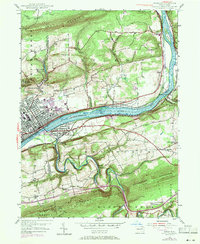 Berwick 1955 topographic map thumbnail