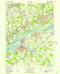 Beverly 1955 topographic map thumbnail