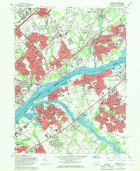 Beverly topographic map thumbnail