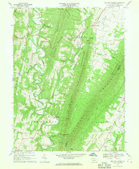 Big Cove Tannery 1967 topographic map thumbnail