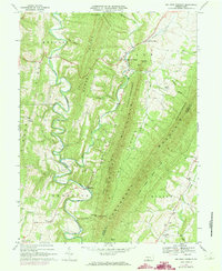 Big Cove Tannery 1967 topographic map thumbnail