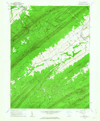 Blain 1960 topographic map thumbnail