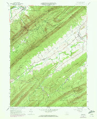 Blain 1960 topographic map thumbnail
