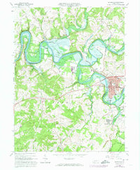 Blairsville 1964 topographic map thumbnail