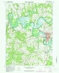 Blairsville 1964 topographic map thumbnail