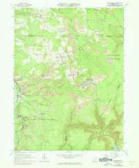 Blandburg 1963 topographic map thumbnail