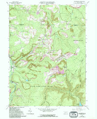 Blandburg 1963 topographic map thumbnail