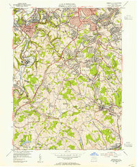 Bridgeville 1953 topographic map thumbnail