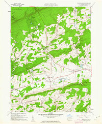 Broadheadsville 1960 topographic map thumbnail