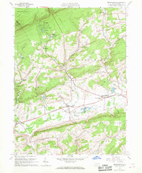 Broadheadsville 1960 topographic map thumbnail