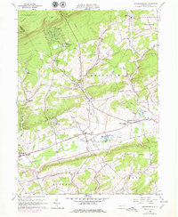 Broadheadsville 1960 topographic map thumbnail