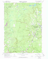 Buck Hill Falls 1966 topographic map thumbnail