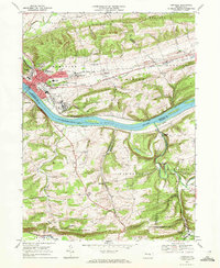 Danville 1969 topographic map thumbnail