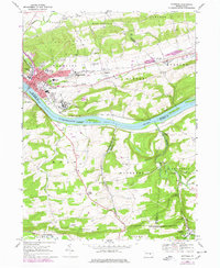 Danville 1969 topographic map thumbnail