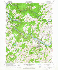 Dawson 1964 topographic map thumbnail