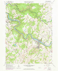 Dawson 1964 topographic map thumbnail