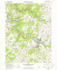 Dawson 1964 topographic map thumbnail