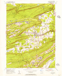 Delano 1954 topographic map thumbnail