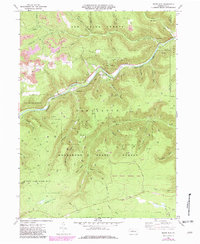 Dents Run 1969 topographic map thumbnail