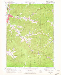 Derricks City topographic map thumbnail