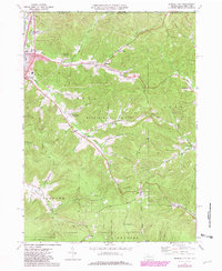 Derricks City 1969 topographic map thumbnail