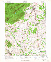Dillsburg 1952 topographic map thumbnail