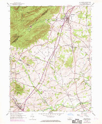 Dillsburg 1952 topographic map thumbnail