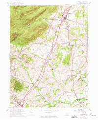 Dillsburg 1952 topographic map thumbnail