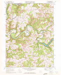 Distant 1969 topographic map thumbnail
