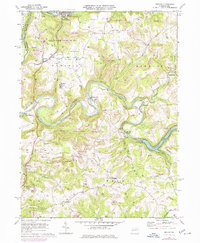 Distant 1969 topographic map thumbnail
