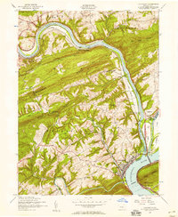 Duncannon 1952 topographic map thumbnail