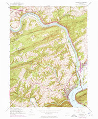 Duncannon 1952 topographic map thumbnail