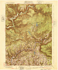 Eagles Mere 1932 topographic map thumbnail